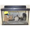 Image 1 : AQUARIUM WITH CONTENTS 20"X10"X12"