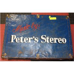 VINTAGE ORCHESTRA INSTRUMENT CASE AND STAGE