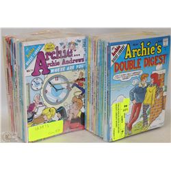 TWO BUNDLES OF 10 ARCHIE DIGEST LIBRARY BOOKS