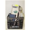 Image 1 : TOTE WITH SOLDERING IRON, WIRE BRUSHES, SPREADER