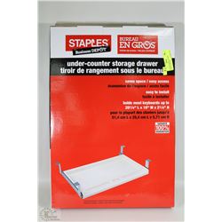 STAPLES UNDER COUNTER STORAGE DRAWER