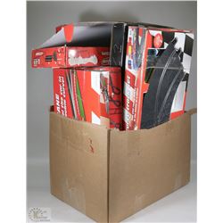 8 BOXES OF NINCO RACE TRACK & ACCESSORIES