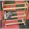 Image 1 : WOOD CD RACK WITH CONTENTS