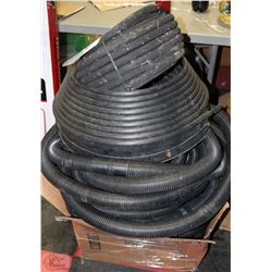 FISKARS 100' SOAKER HOSE AND NEW ROLL OF LAWN