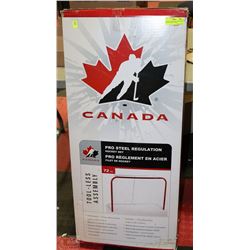 TEAM CANADA HOCKEY NET IN BOX PROSTEEL REGULATION