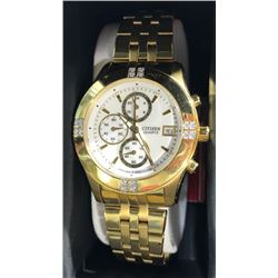 CITIZEN QUARTZ GOLD COLORED STAINLESS STEEL
