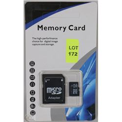 NEW 32 GB MICRO SD WITH ADAPTOR