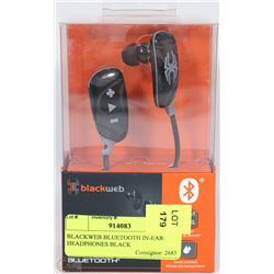 BLACKWEB BLUETOOTH IN-EAR HEADPHONES BLACK
