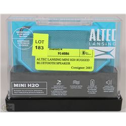 ALTEC LANSING MINI H20 RUGGED BLUETOOTH SPEAKER
