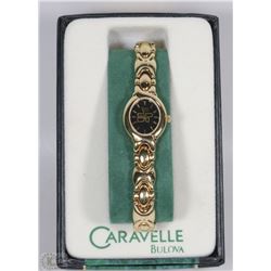 CARAVELLE BULOVA LADY'S WATCH IN CASE