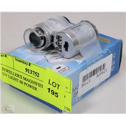 JEWELLER'S MAGNIFIER WITH LED UV LIGHT 60 POWER