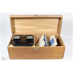 VINTAGE VIEWMASTER WITH REEL SLIDES  IN BOX