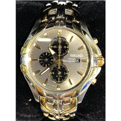 SEIKO STAINLESS STEEL 2-COLORED WITH GOLD MEN'S