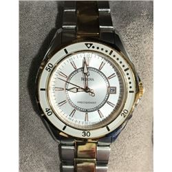 BULOVA STAINLESS STEEL 2-COLORED WITH GOLD