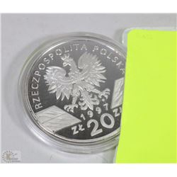 POLISH COIN 1997, UNAUTHENTICATED