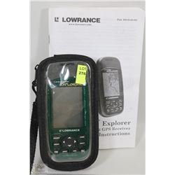 LOWRANCE IFINDER EXPLORER HANDHELD GPS FOR
