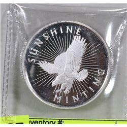 SUNSHINE MINTING 1/2 OZ PURE SILVER ROUND