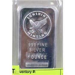 SUNSHINE MINTING 1 OZ SILVER BAR