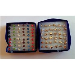 LOT OF 42 HYPOALLERGENIC STUD EARRINGS