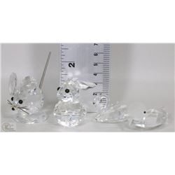 ESTATE COLLECTION WITH 4 SWAROVSKI ANIMAL CRYSTAL