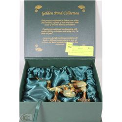 GOLDEN POND COLLECTION LARGE SPOTTED BROWN FROG