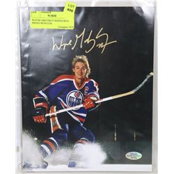 WAYNE GRETZKEY SIGNED 8X10 PHOTO WITH COA