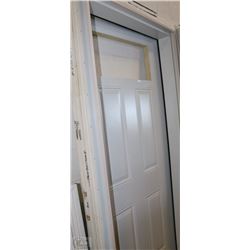 WHITE EXTERIOR DOOR NO GLASS INSERT