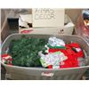 Image 1 : PALLET OF CHRISTMAS DECORATIONS TREE ETC.