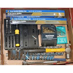 FLAT OF SOCKETS AND BITS