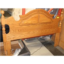 OAK QUEEN SIZE HEADBOARD