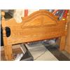 Image 1 : OAK QUEEN SIZE HEADBOARD