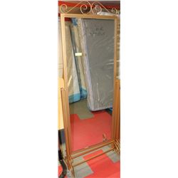 GOLD TONE HEAVY DUTY METAL CHEVELLE MIRROR