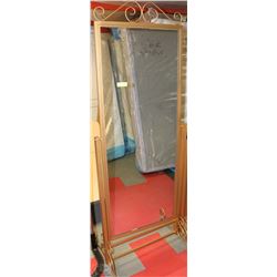 GOLD TONE HEAVY DUTY METAL CHEVELLE MIRROR