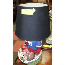 FOOTBALL PLAYER SIDE TABLE LAMP (WORKING)