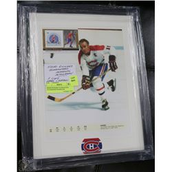 HENRI RICHARD GUARANTEED AUTOGRAPH FRAMED PIC,