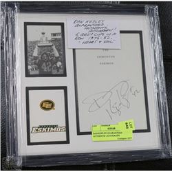 DAN KEPLEY GUARANTEED AUTHENTIC AUTOGRAPH