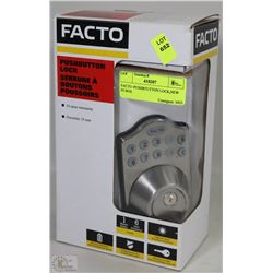 FACTO -PUSHBUTTON LOCK,NEW IN BOX