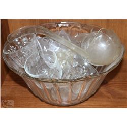 PUNCH BOWL WITH GLASSES