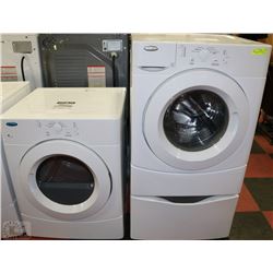 WHIRLPOOL FRONT LOAD WASHER WITH PEDESTAL DRAWER