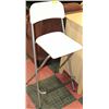 WOOD AND METAL COLLAPSIBLE BAR STOOL
