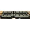 Image 1 : NEW BLACK LEATHERETTE PLUSH SOFA AND LOVE SEAT
