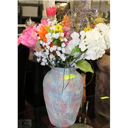 LARGE FLOOR VASE 16" TALL (32" WITH