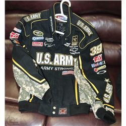 NEW SIZE M US ARMY NASCAR JACKET