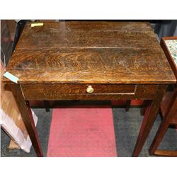 ESTATE VINTAGE TIGER OAK WRITING DESK