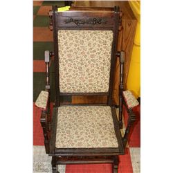 VICTORIAN NURSING ROCKER