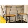 Image 1 : 2 METAL MODERN SIDE CHAIRS