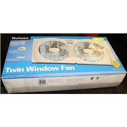 HOLMES TWIN WINDOW FAN