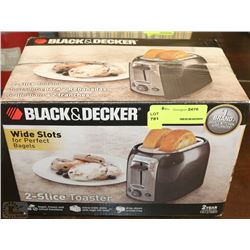 B& D 2 SLICE TOASTER