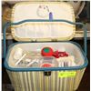 Image 1 : SEWING BASKET WITH CONTENTS