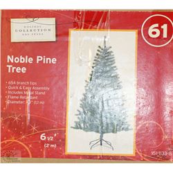 6 1/2 FT NOBLE PINE CHRISTMAS TREE IN A BOX